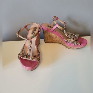 Paul Smith Pink Wedges, VGUC, Size 36
